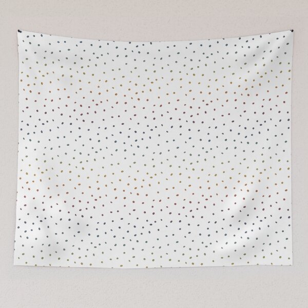 Item preview, Whimsy Dots Polka Dot Pattern - Snow + Rainbow Sunset designed and sold by Irene Estelle.