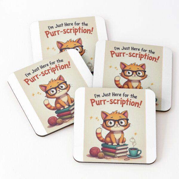 Item preview, Bookish Cat Enjoying Coffee and Yarn designed and sold by ArtCreator2023.