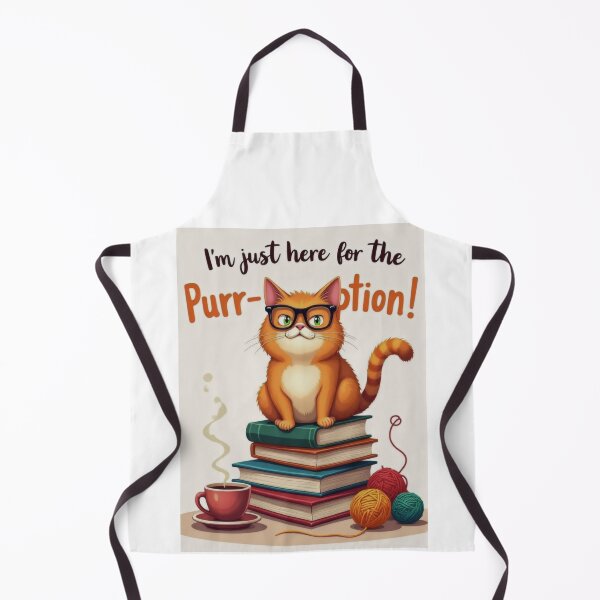 Item preview, Cat with Glasses: The Purr-fect Book Buddy designed and sold by ArtCreator2023.
