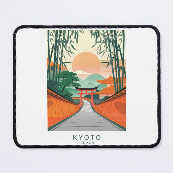 Item preview, Vintage Minimal Retro Travel Poster from Kyoto – Japan designed and sold by pod24.