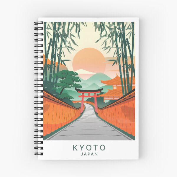 Item preview, Vintage Minimal Retro Travel Poster from Kyoto – Japan designed and sold by pod24.