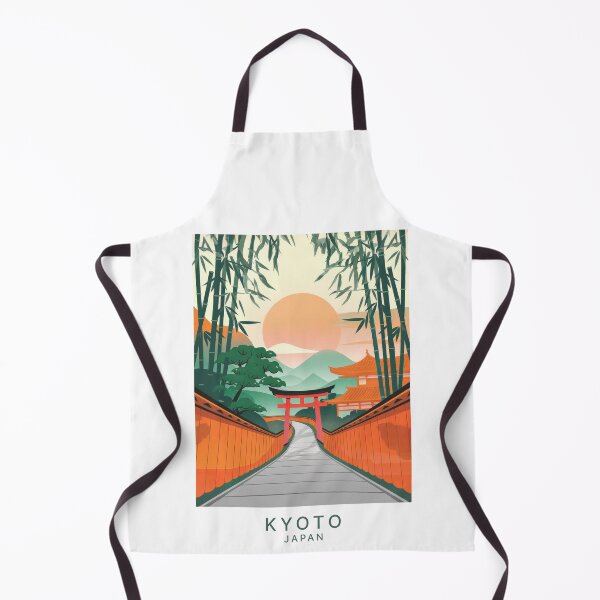 Item preview, Vintage Minimal Retro Travel Poster from Kyoto – Japan designed and sold by pod24.