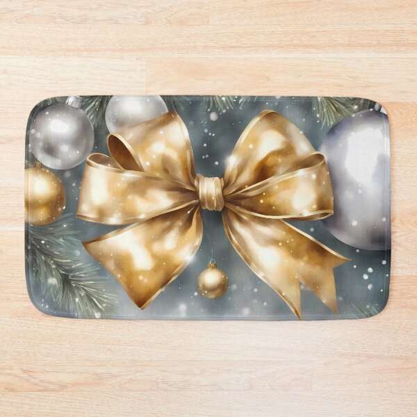 Item preview, Christmas Golden Ribbon Bow designed and sold by CalmnessbyChoice.