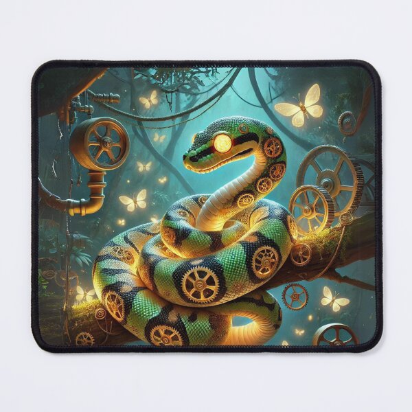 Item preview, Steampunk Firefly Ball Python designed and sold by Sillytoe.