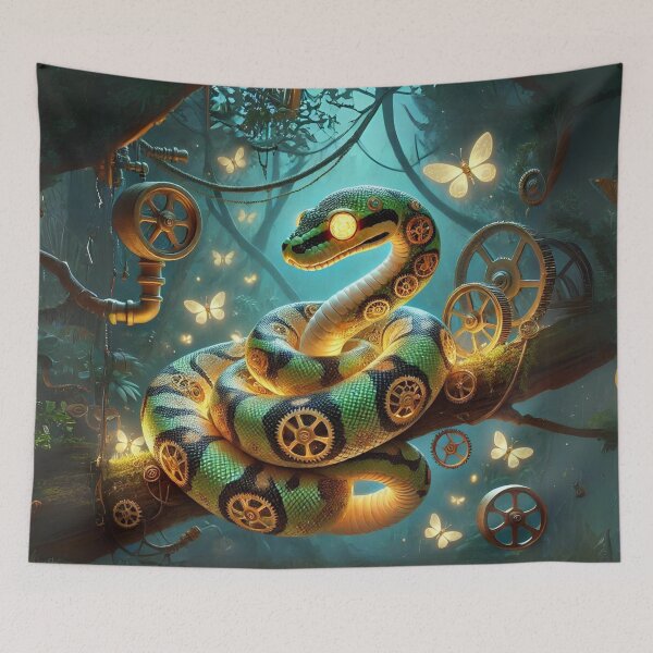 Item preview, Steampunk Firefly Ball Python designed and sold by Sillytoe.