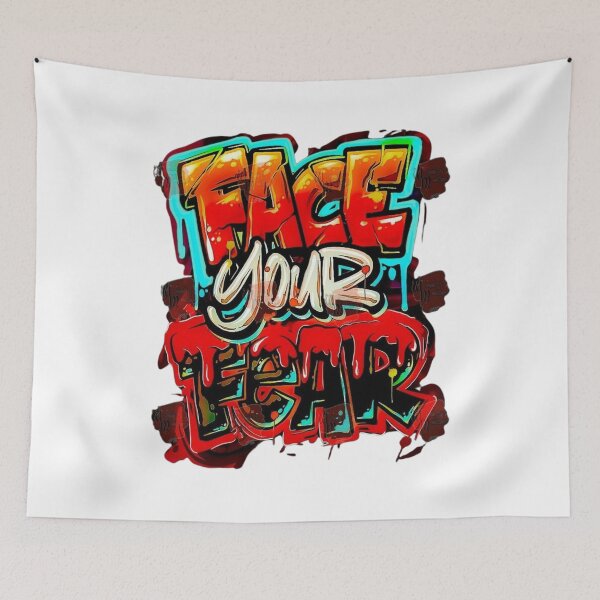 Item preview, Face Your Fears Graffiti Art designed and sold by gokhanuzen.