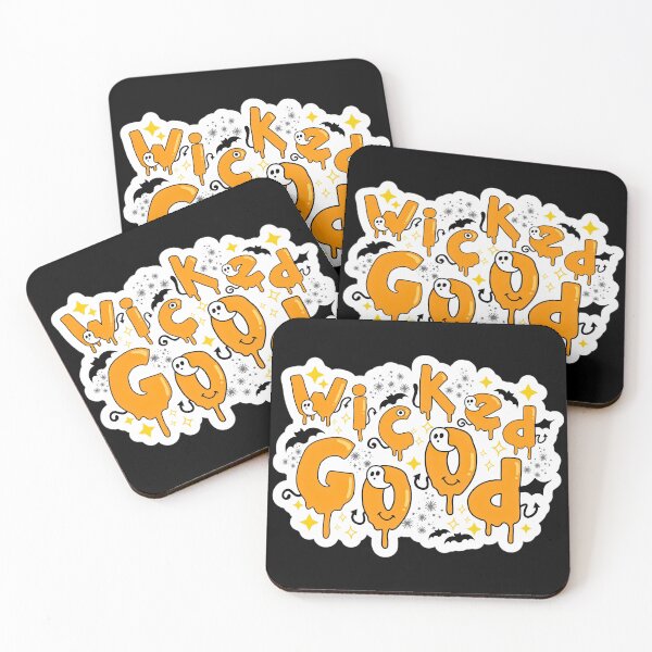 Item preview, Cute Spooky Letter Wicked Good Funny Quote designed and sold by Renata Illustrata.
