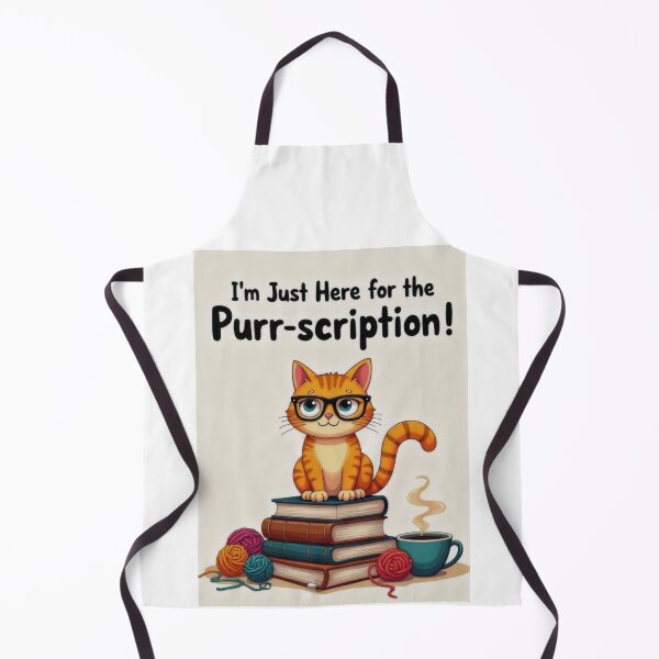 Item preview, Smart Cat with Coffee and Books designed and sold by ArtCreator2023.
