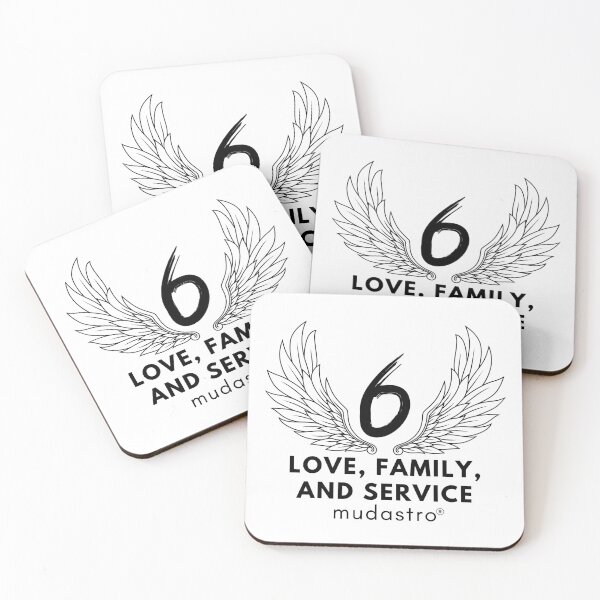 Item preview,   Numerology Number 6-love, family, and service designed and sold by Mudastro Astrology.