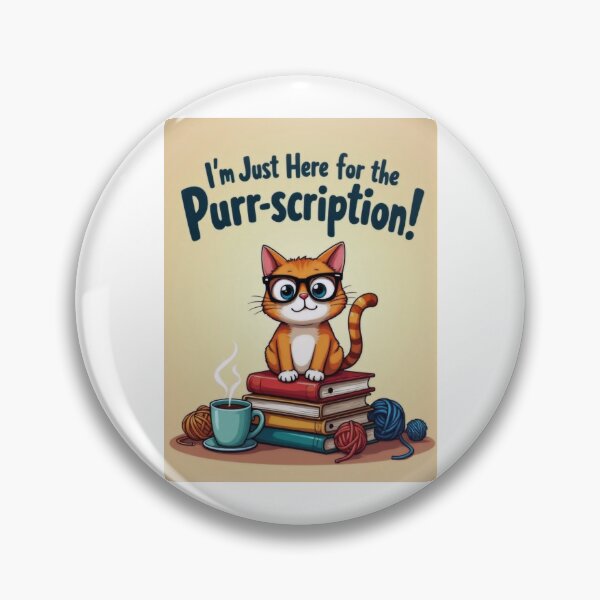Artikelvorschau, Clever Cat on Books: Coffee and Yarn Fun entworfen und verkauft von ArtCreator2023.