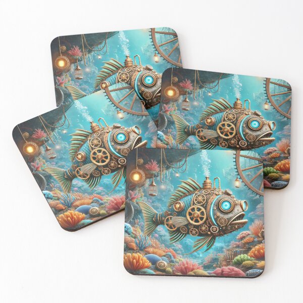 Item preview, Steampunk Fish designed and sold by Sillytoe.