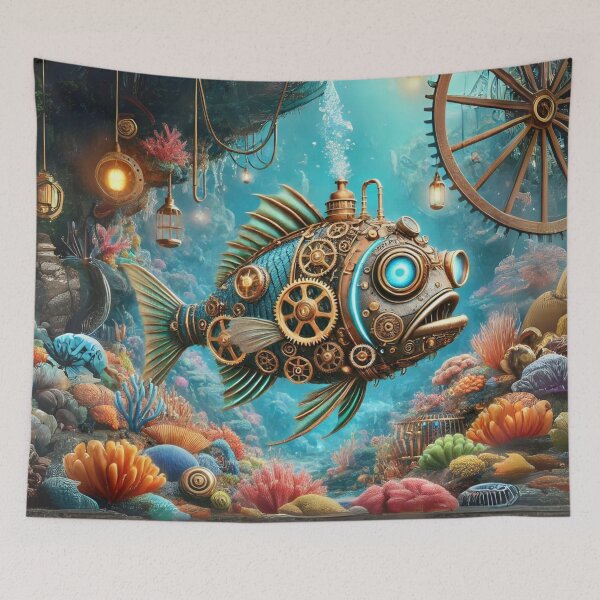 Item preview, Steampunk Fish designed and sold by Sillytoe.