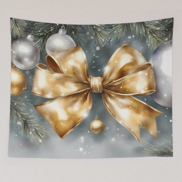 Item preview, Christmas Golden Ribbon Bow designed and sold by CalmnessbyChoice.