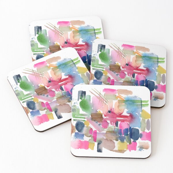 Item preview, Abstract watercolour dots and lines designed and sold by TheArtOfNata.