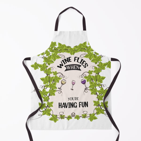 Item preview, Wine Flies When You're Having Fun designed and sold by CampbellRoad.
