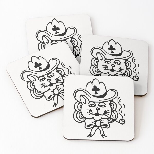 Item preview, Cat; Russian Prison Tattoo; Hardcore Style;  designed and sold by StickerApe.