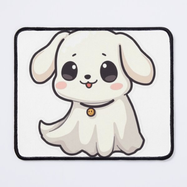 Item preview, Ghostly Pup Sticker designed and sold by ArtQueen777.