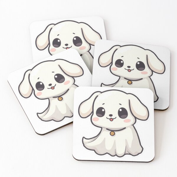 Item preview, Ghostly Pup Sticker designed and sold by ArtQueen777.