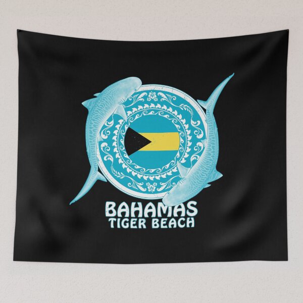 Item preview, Bahamas tiger shark designed and sold by NicGrayGraphic.