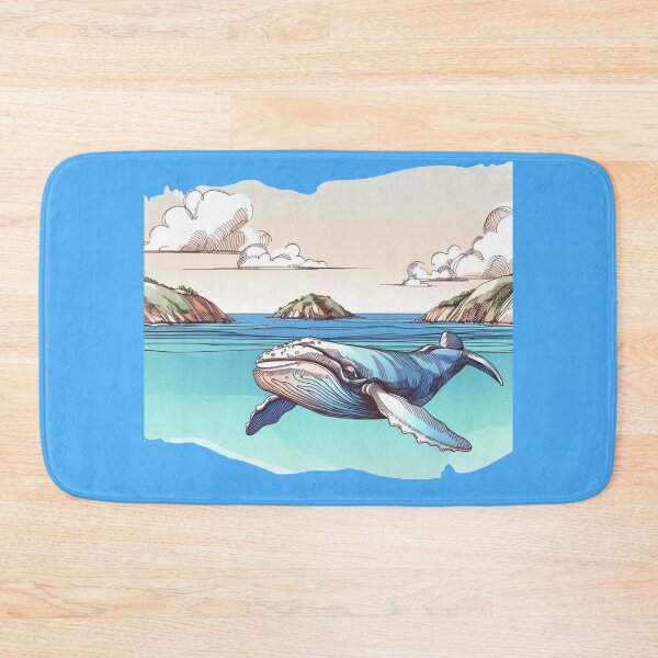 Item preview, Elegant 3D Sketch of Samaná Peninsula - Whale Watching & Majestic Coastlines,  designed and sold by PaintMeWorld.