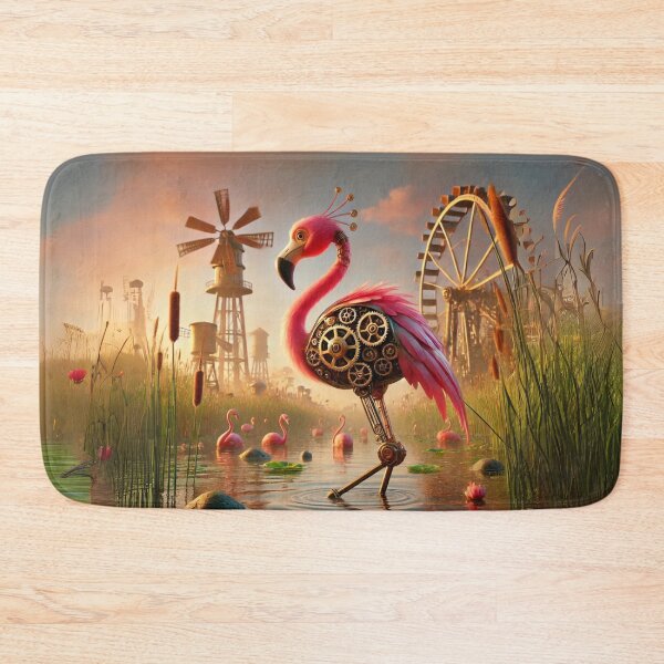 Item preview, Steampunk Flamingo designed and sold by Sillytoe.