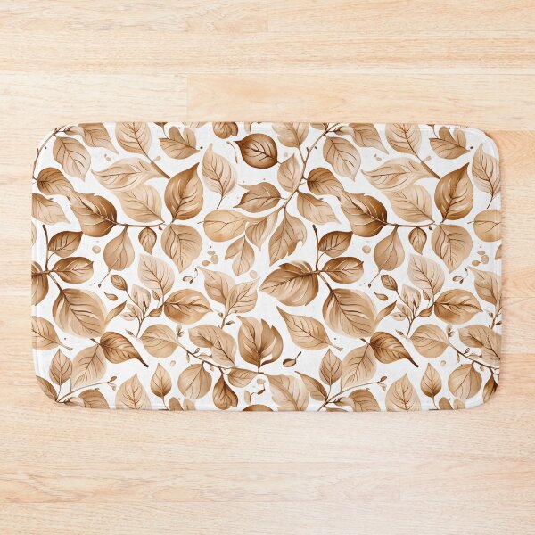 Item preview, Vintage Watercolor Leaves Beige designed and sold by gjsart.