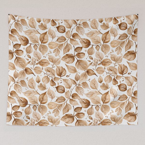 Item preview, Vintage Watercolor Leaves Beige designed and sold by gjsart.