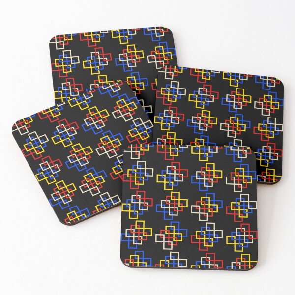Item preview, Eight Colorful Squares - Graphical Patterns designed and sold by signshirtz.