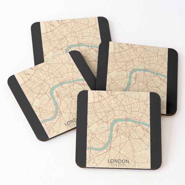 Item preview, London Vintage Map designed and sold by My Digital Mind.