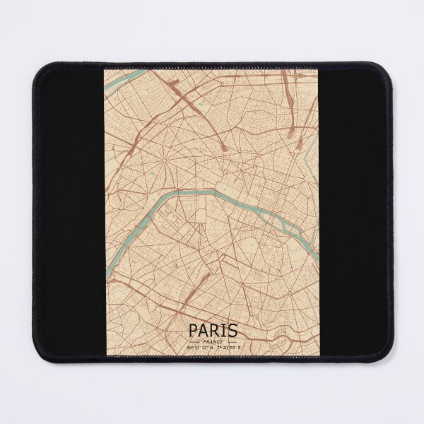 Item preview, Paris Vintage Map designed and sold by My Digital Mind.