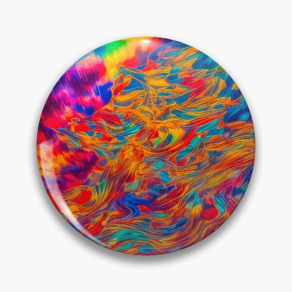 Item preview, Abstract 1 Rainbow Dancing Flames designed and sold by HelkoryoArt.