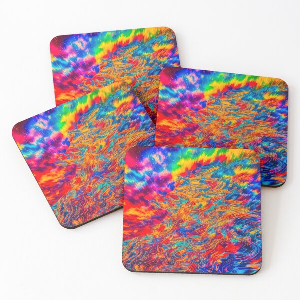Item preview, Abstract 1 Rainbow Dancing Flames designed and sold by HelkoryoArt.