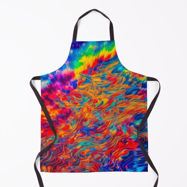 Item preview, Abstract 1 Rainbow Dancing Flames designed and sold by HelkoryoArt.