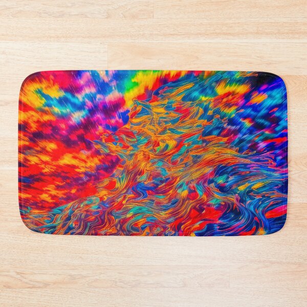Item preview, Abstract 1 Rainbow Dancing Flames designed and sold by HelkoryoArt.