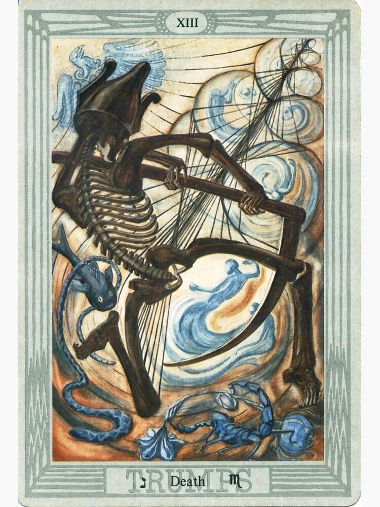 Thoth Tarot / The Death / Aleister Crowley " Art Board Print for Sale tanabe | Redbubble