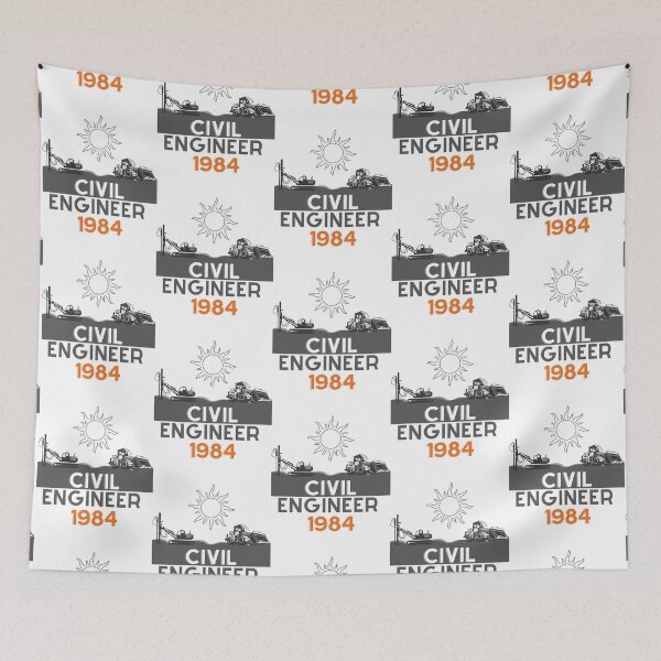 Item preview, Pride of Civil Engineering - Born in 1984 designed and sold by Omarupattern51.