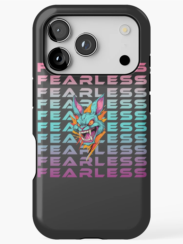 Thumbnail 1 of 4, iPhone Case, Fearless Rabbit designed and sold by La Loca.