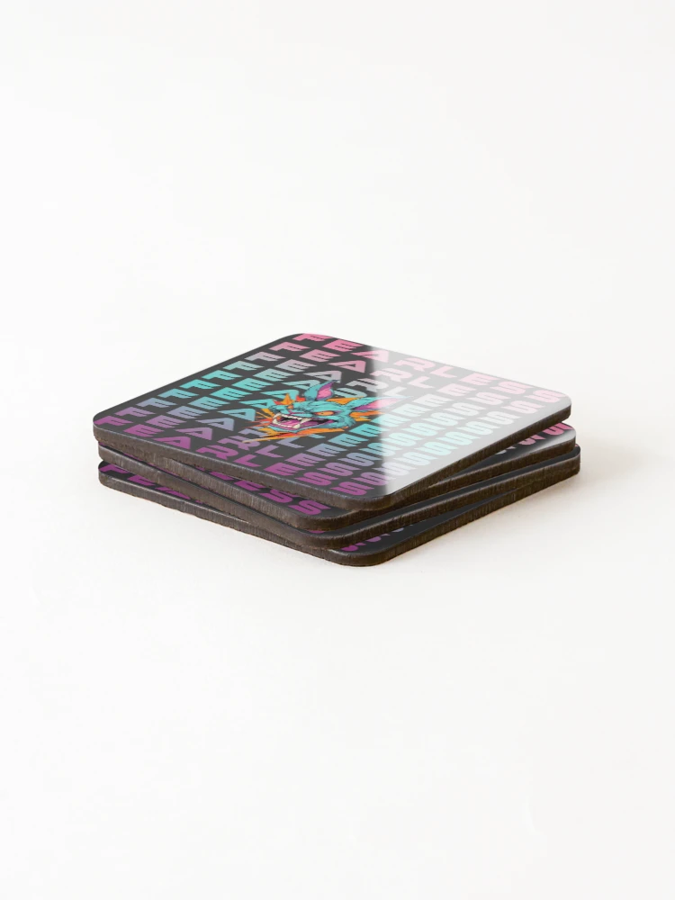 Thumbnail 4 of 5, Coasters (Set of 4), Fearless Rabbit designed and sold by La Loca.