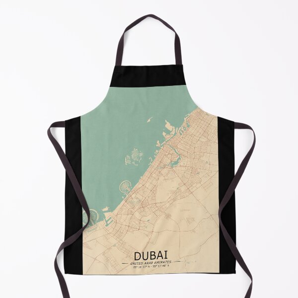 Item preview, Dubai Vintage Map designed and sold by My Digital Mind.