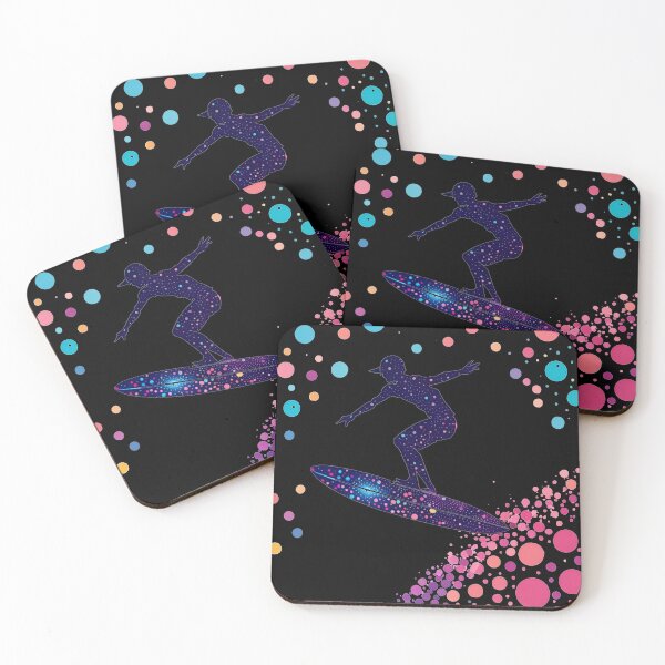 Item preview, Surfing with Bubbles and Dots designed and sold by Tw1nsAIArt.