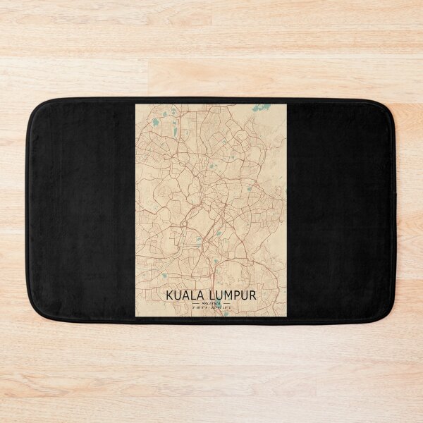 Item preview, Kuala Lumpur Vintage Map designed and sold by My Digital Mind.