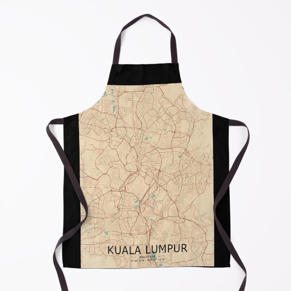 Item preview, Kuala Lumpur Vintage Map designed and sold by My Digital Mind.