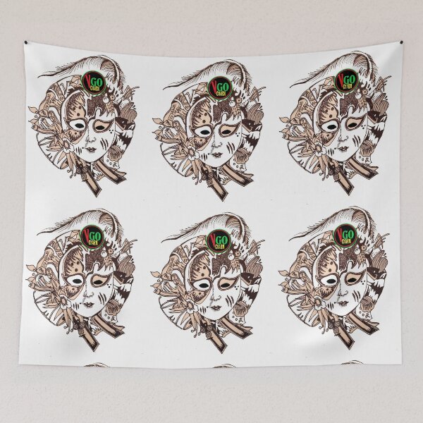 Item preview, Harlequin mask001 designed and sold by vgocharms.