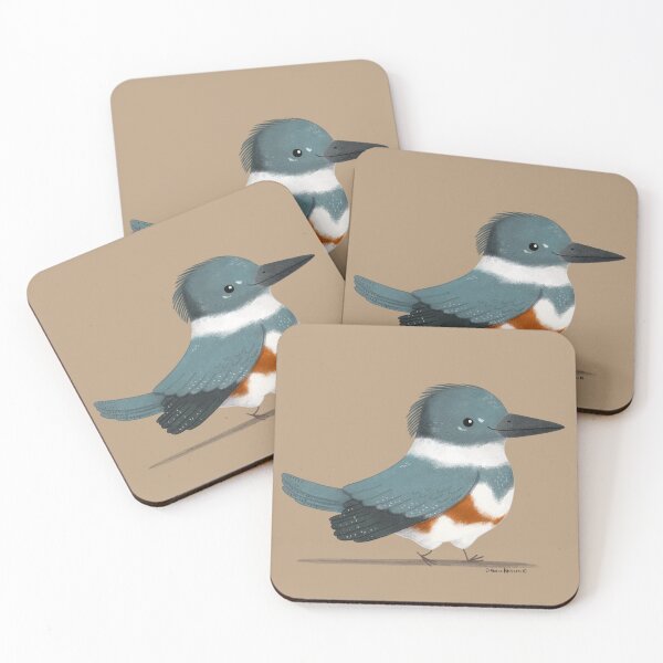 Item preview, Belted Kingfisher designed and sold by julianamotzko.