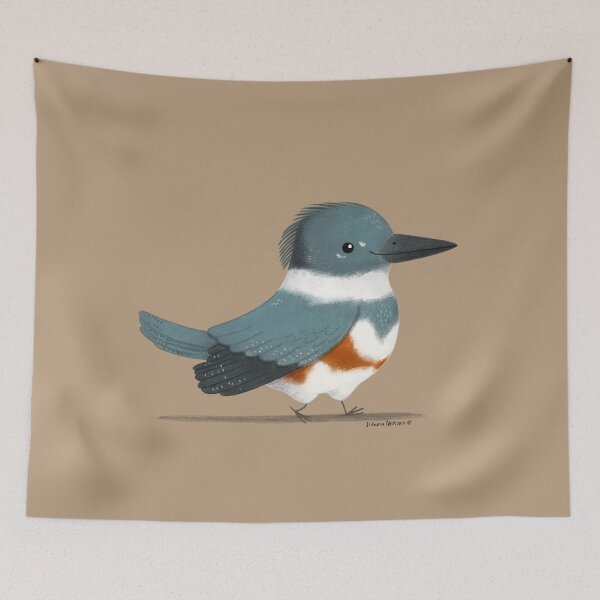 Item preview, Belted Kingfisher designed and sold by julianamotzko.