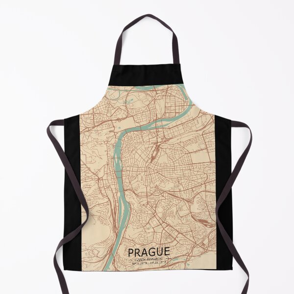Item preview, Prague Vintage Map designed and sold by My Digital Mind.