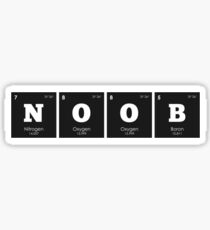 Pegatina Química - Elementos de la tabla periódica: NOOB