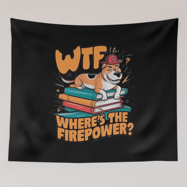 Item preview, WTF: Where’s The Firepower? designed and sold by JOY STORE 45.