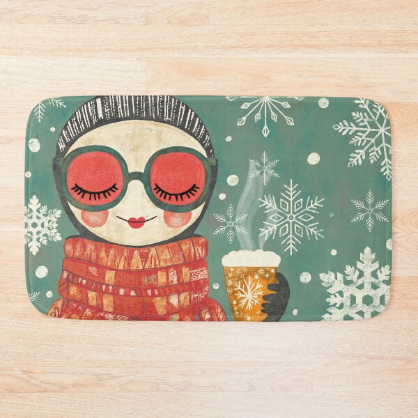 Item preview, Cozy Winter Days | Hot Cocoa & Snowflakes Illustration designed and sold by MindFulStudios.