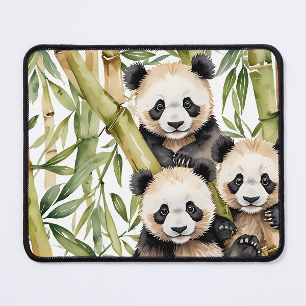 Item preview, Cute Pandas with Bamboo designed and sold by gjsart.
